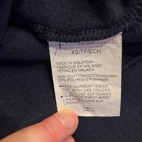 Under Armour Women’s Navy Blue Stadium Crewneck Pullover Sweatshirt Size XS - Picture 8 of 8